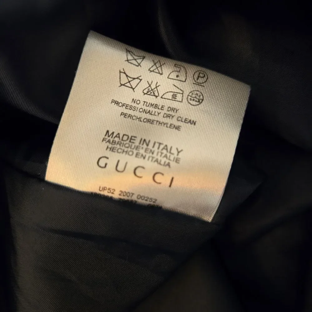 Gucci Monogram Black Windbreaker for Men